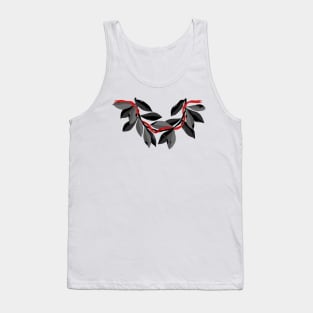 Laurel Wreath - Black Tank Top